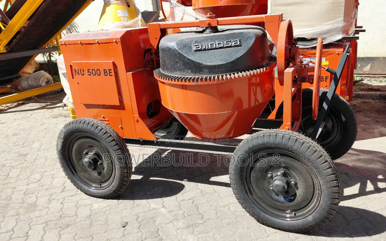 Esquire Indian 500l Concrete Mixer Belt Driven