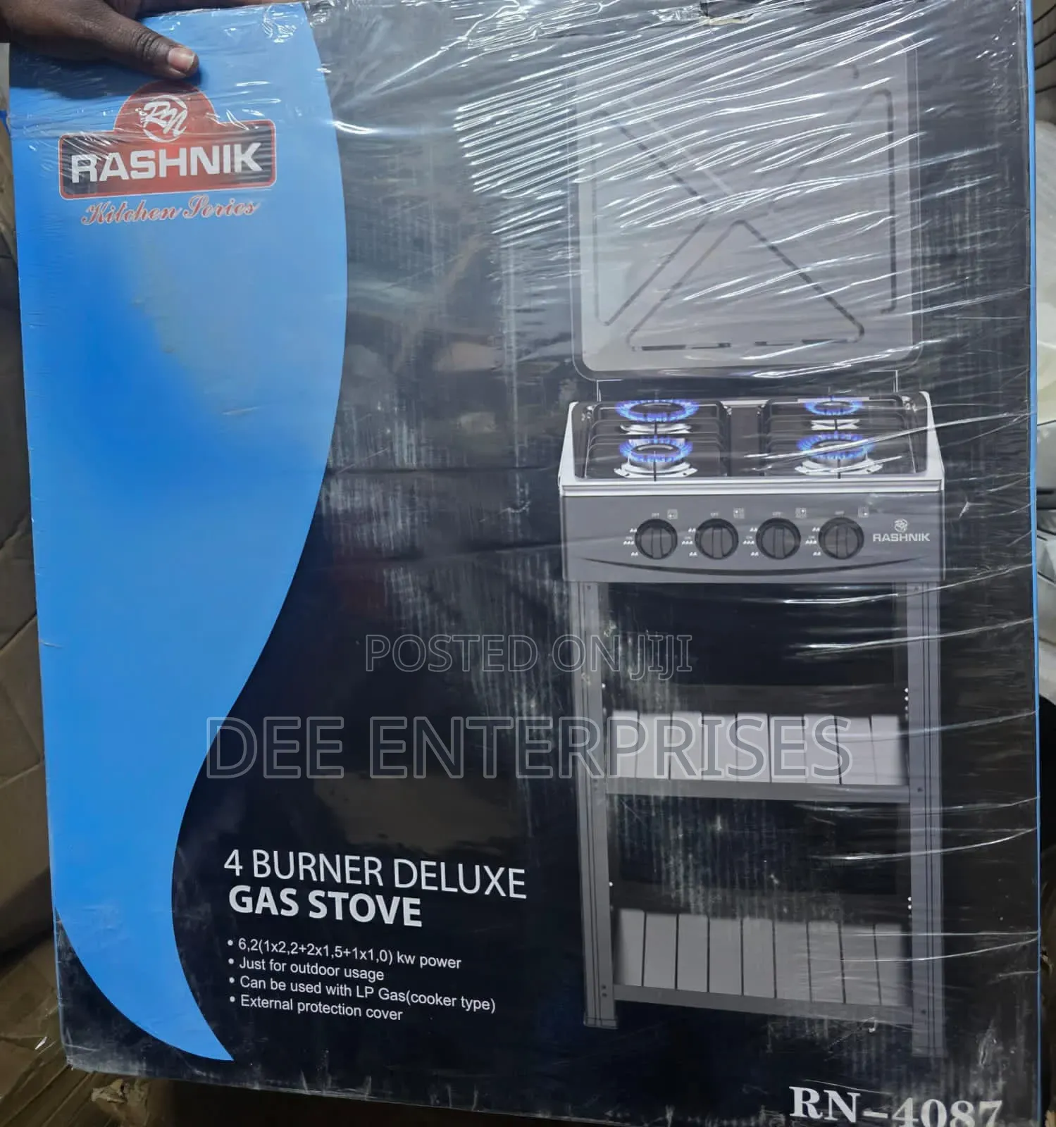 4 Gas Burner Stove Standing Burner Rashnik