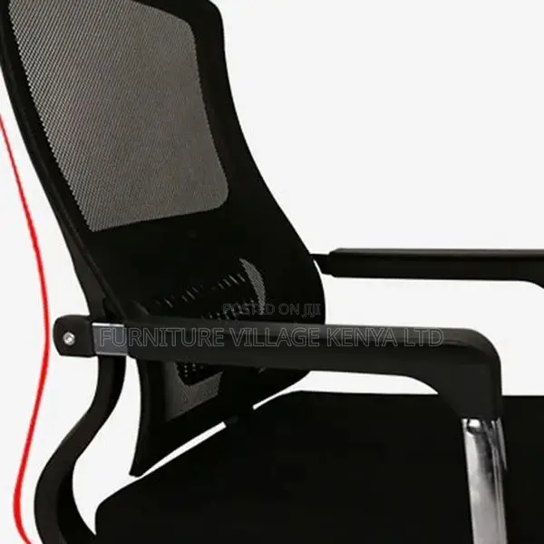 Office Chair; Visitor Chair With Chrome Legs