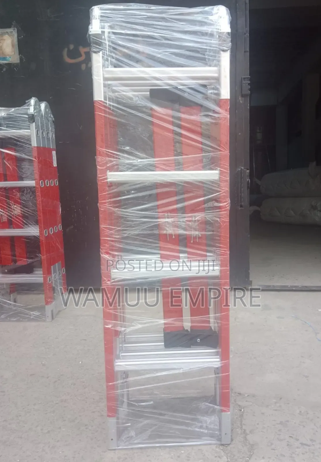4x4/16ft/4.7mmultipurpose Fiberglass Ladder,