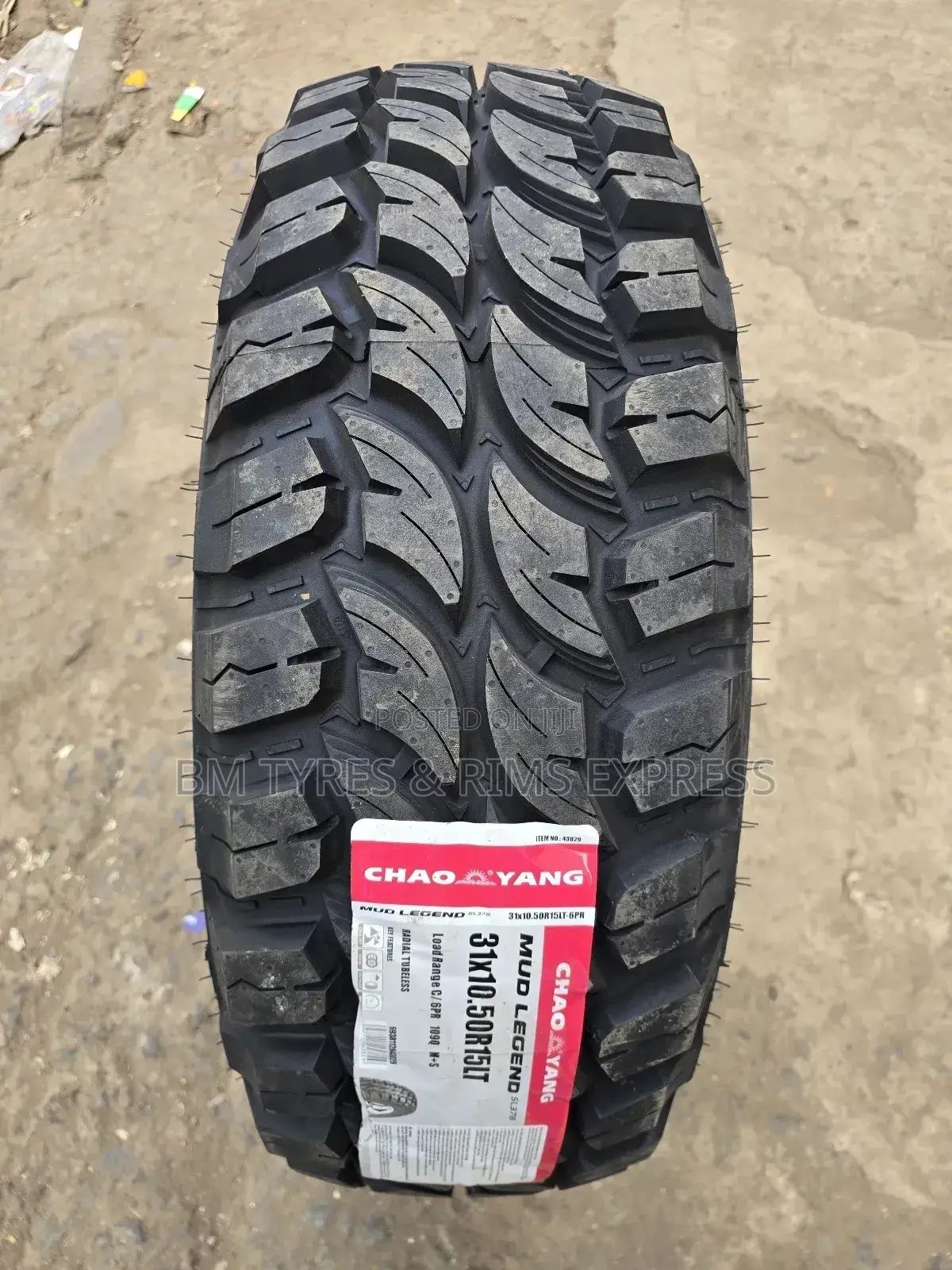 31x10.50r15 Chaoyang Tyres (Mud Terrrain) Sl378.