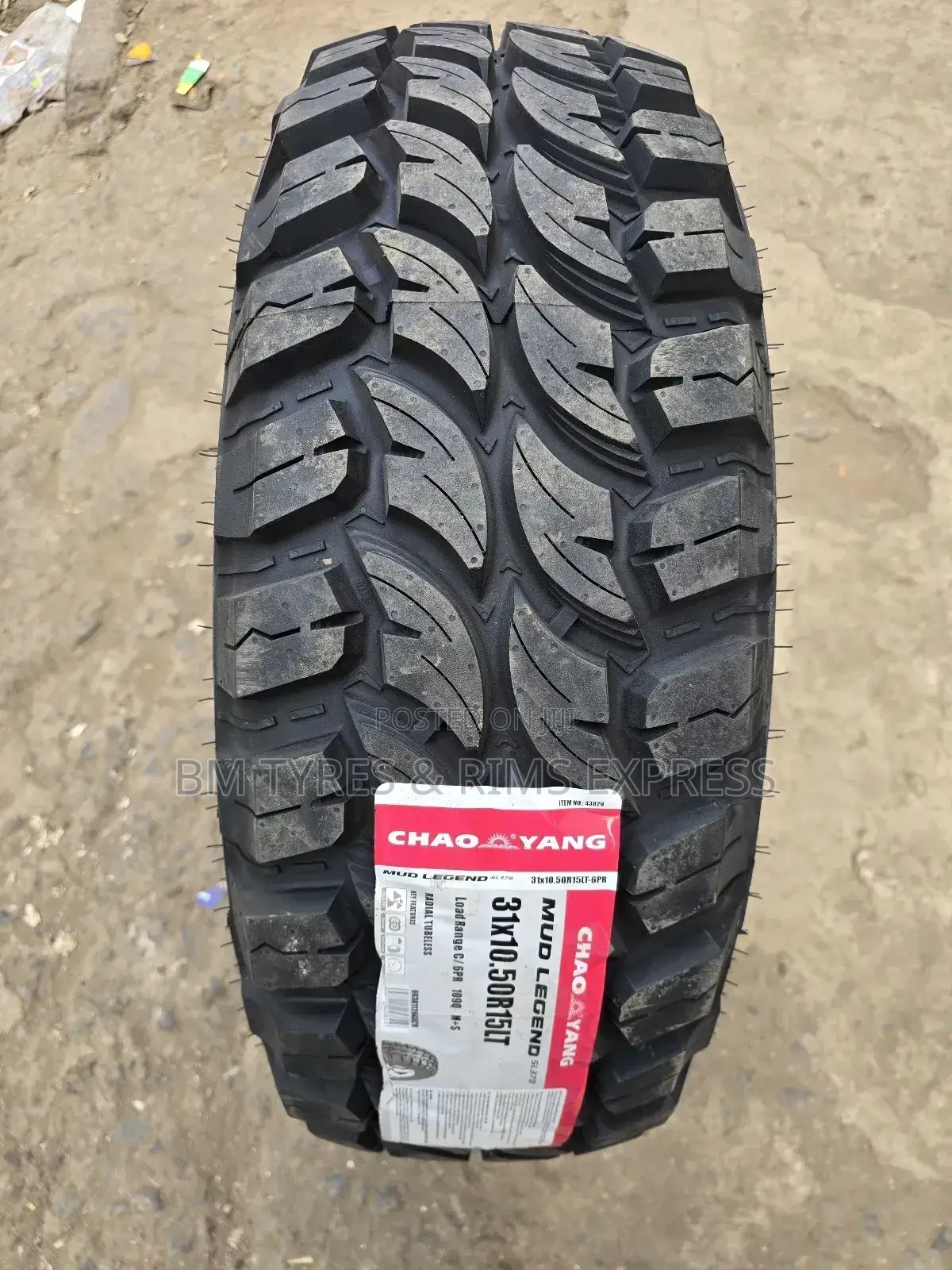 31x10.50r15 Chaoyang Tyres (Mud Terrrain) Sl378.