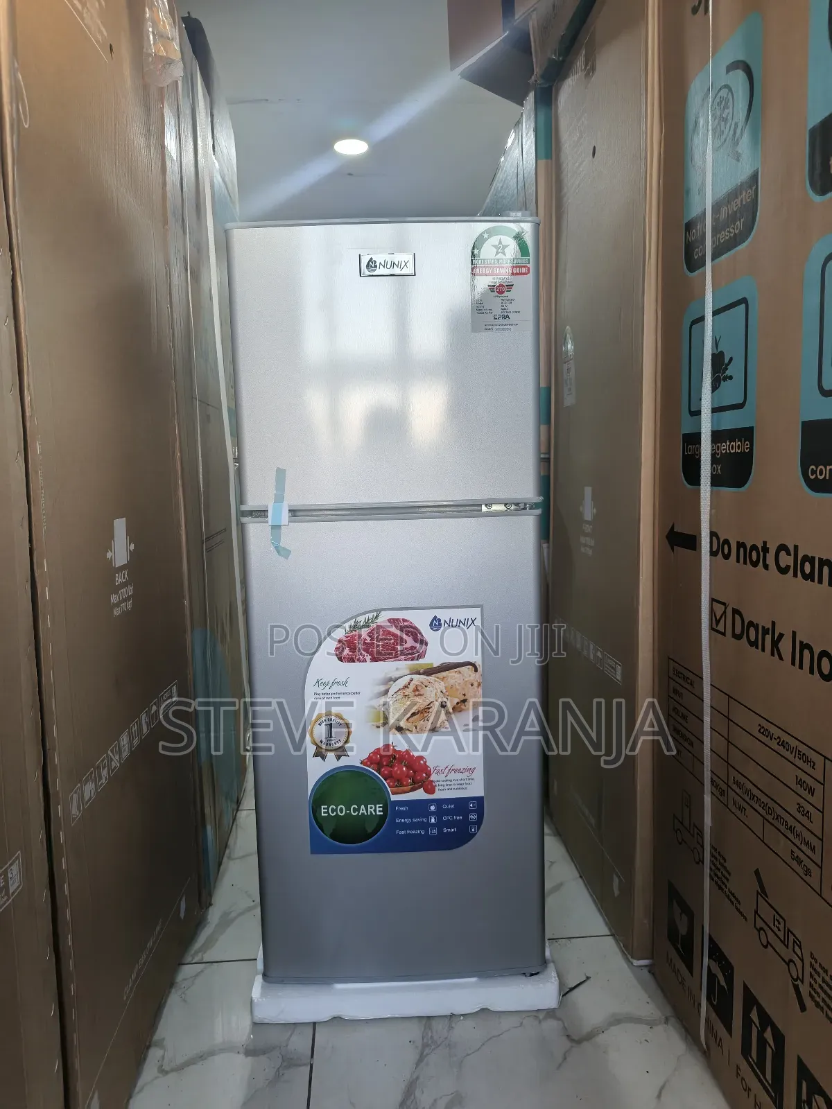 138l Nunix Fridge With a Freezer