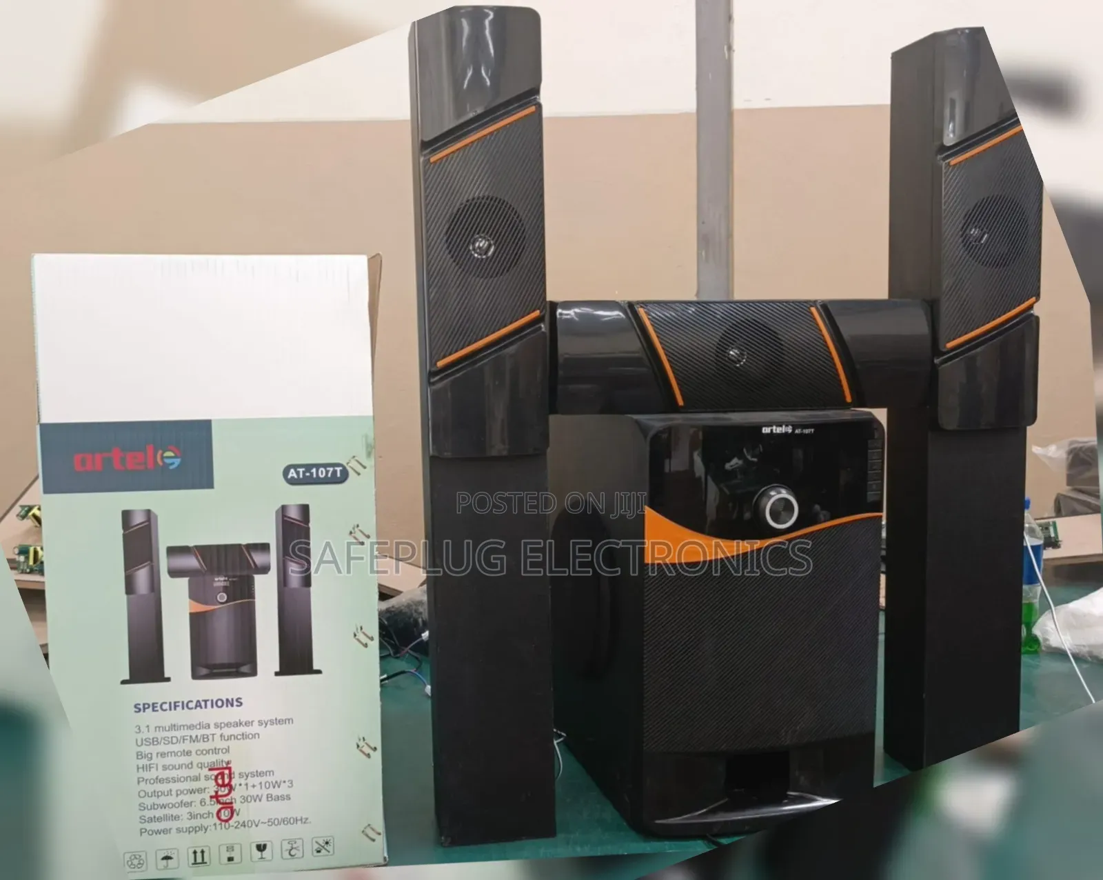 Artel Tall Boy Speaker at-107 – Big Sound, Affordable Price