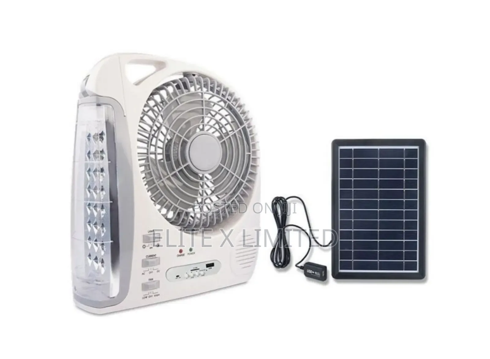 Multifunctional 6-in-1 Portable Fan With Led Lamp