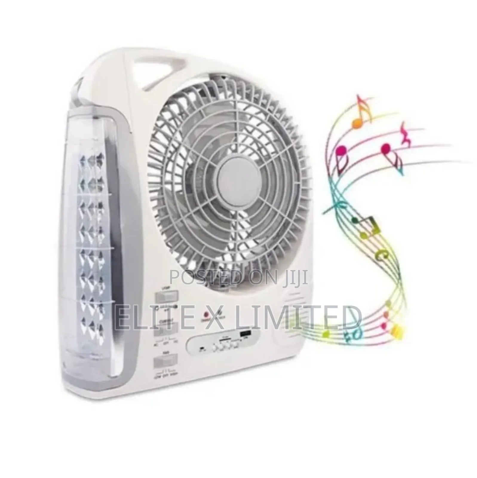 Multifunctional 6-in-1 Portable Fan With Led Lamp