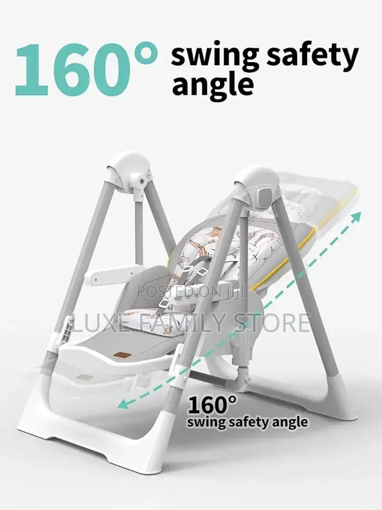 Multipurpose Baby Feeding Chair and Manual Swing