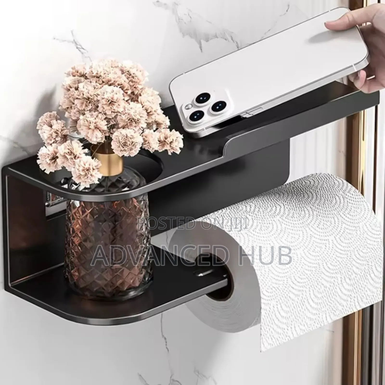 Exqusite Design Wall Mounted Toiket Paper Holder With Shelf