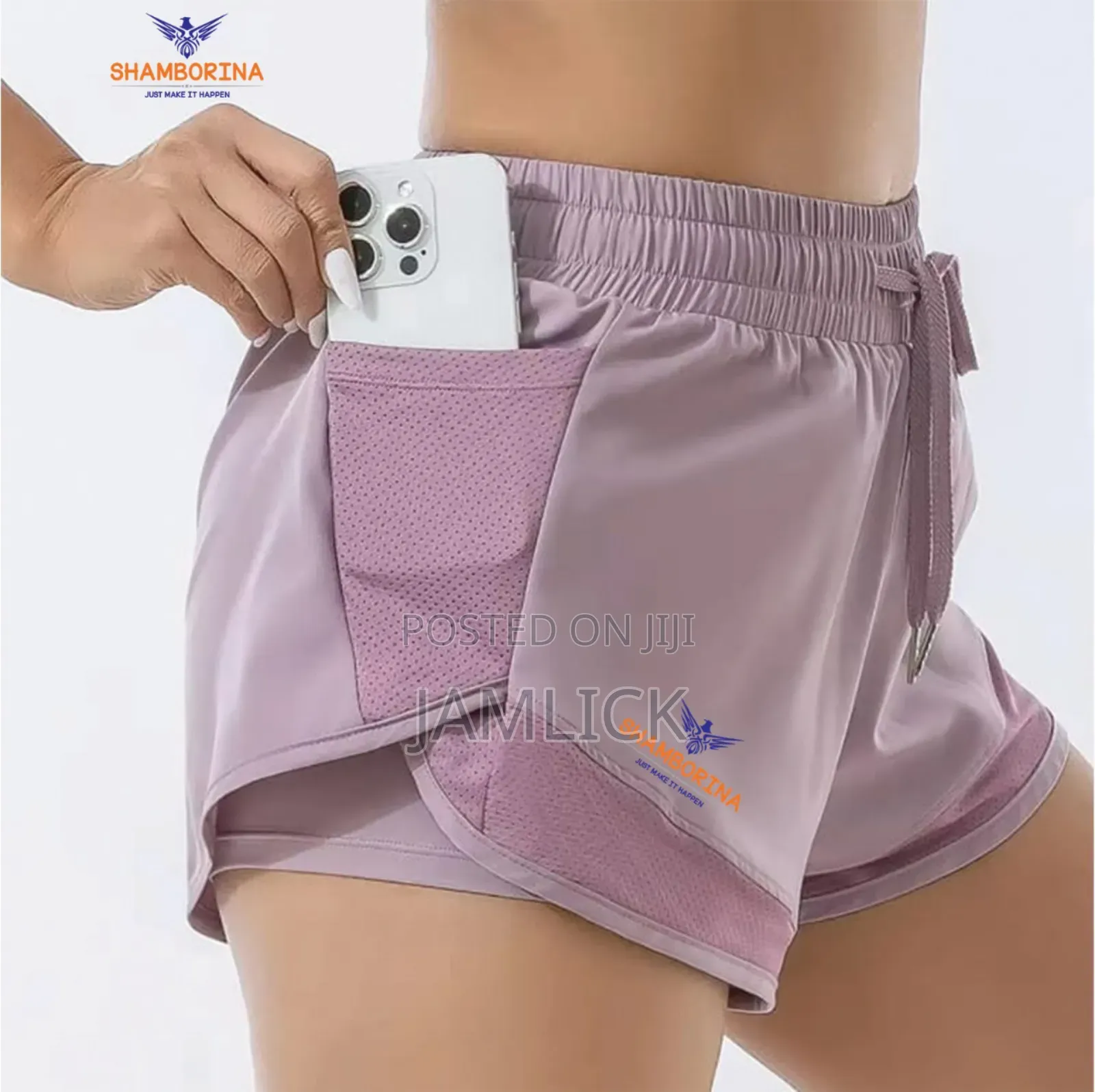 2-in-1 Women’S Gym Shorts –Sh