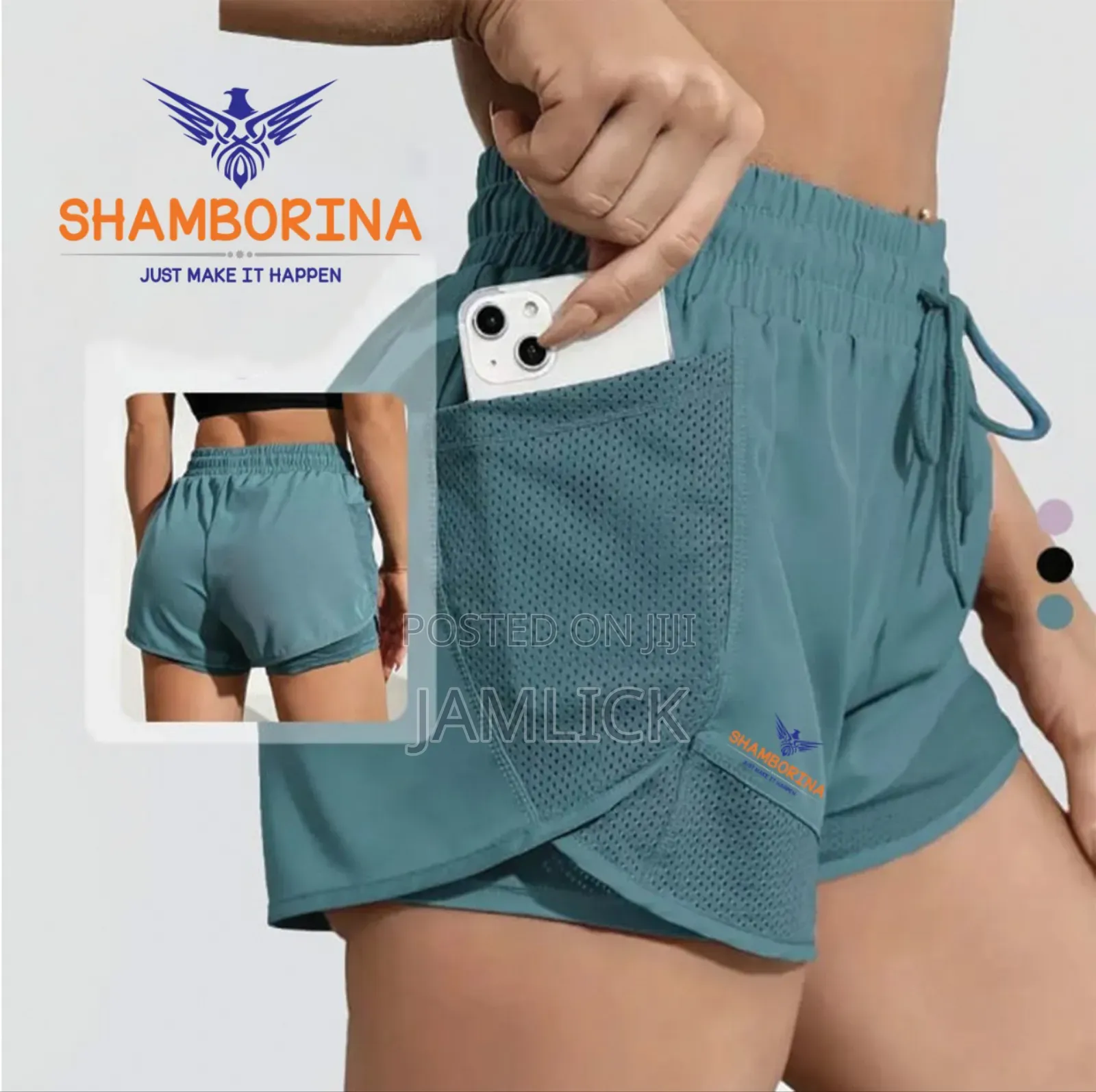 2-in-1 Women’S Gym Shorts –Sh