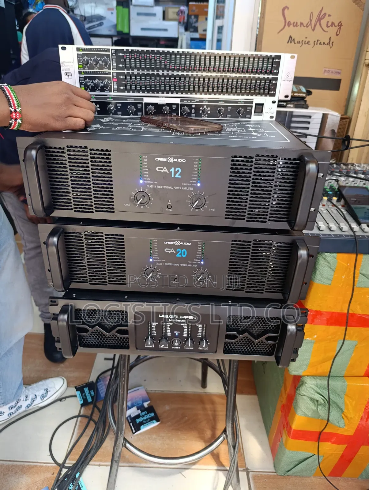 Labgruppen Mx8800w 4-Channel Amplifier With Nomadlink