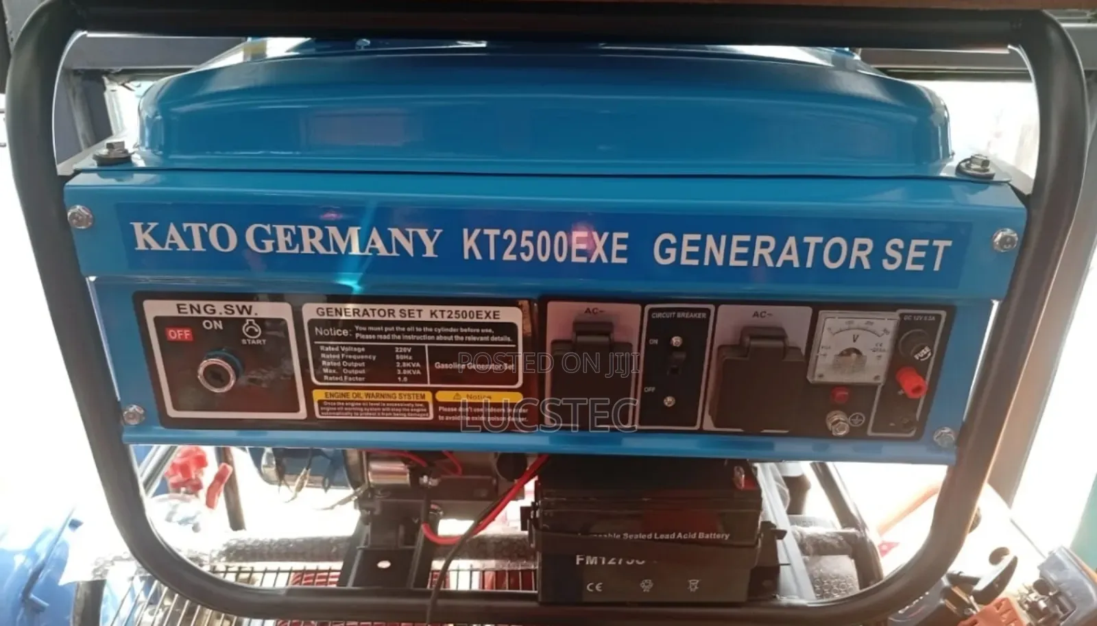 Key Start Petrol Powered Generator
