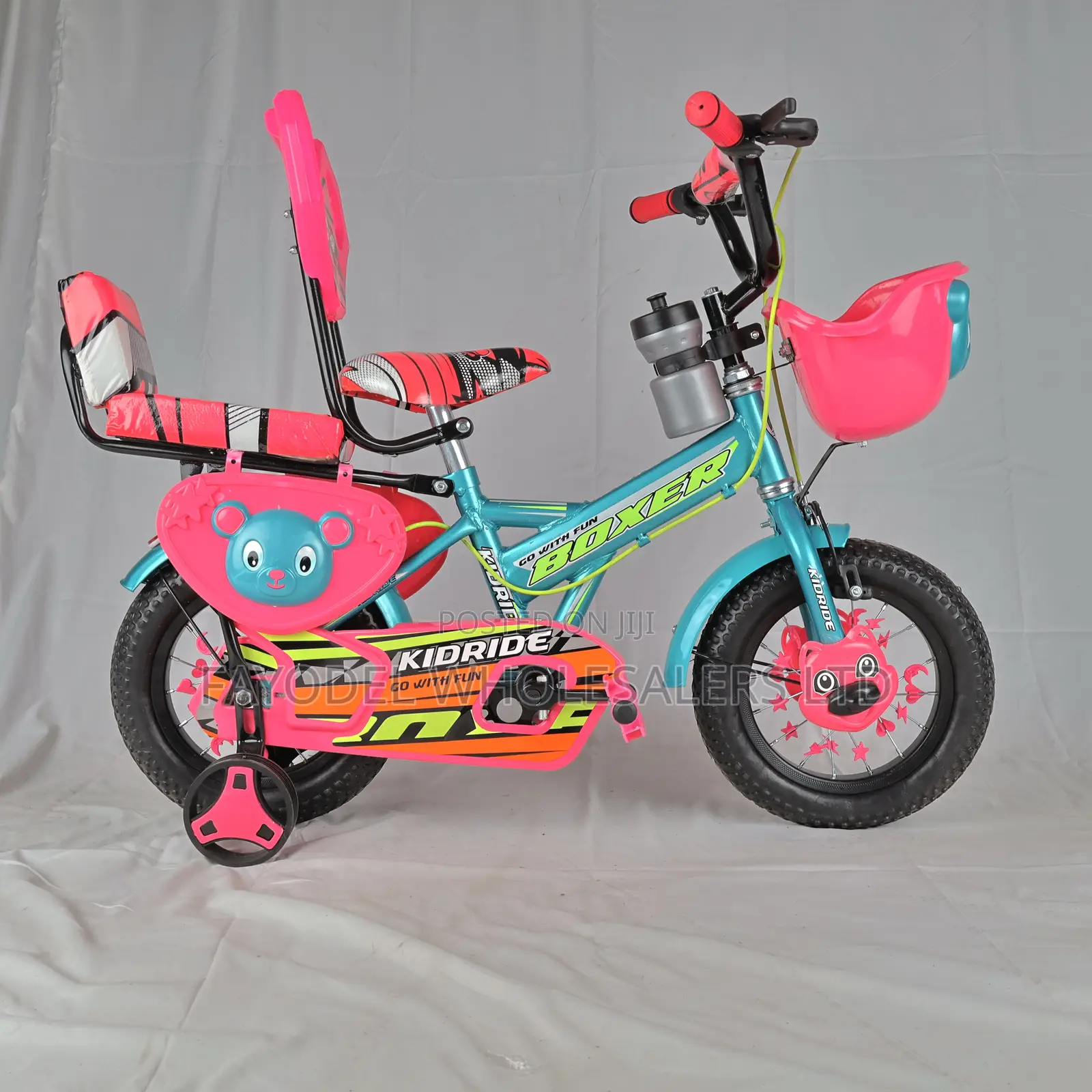 Kids Quality Kidride Bike With Backrest and Backseat
