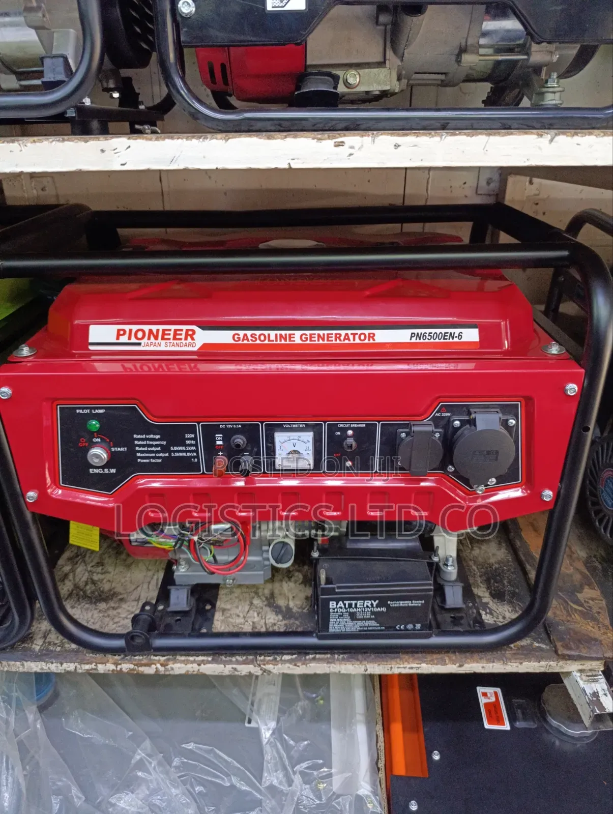 6.8kva Pioneer Japan Petrol Generator Lt6500en-6