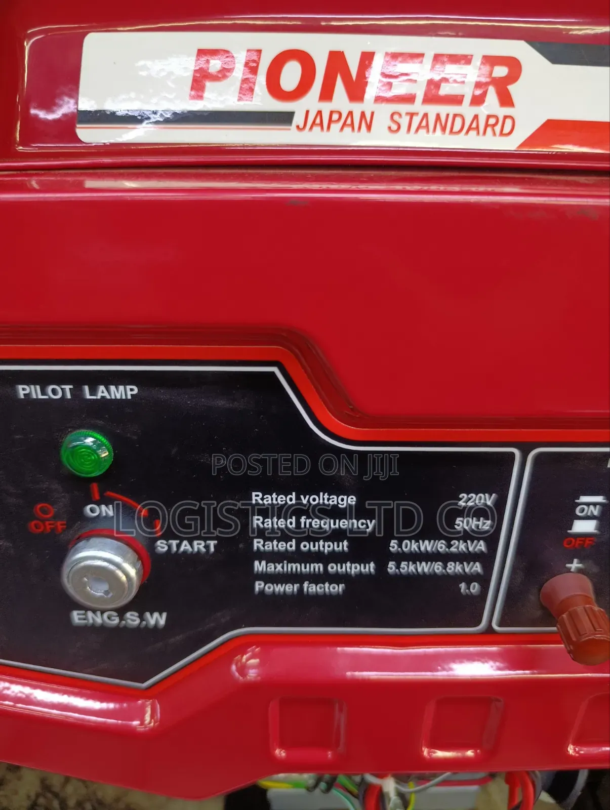 6.8kva Pioneer Japan Petrol Generator Lt6500en-6