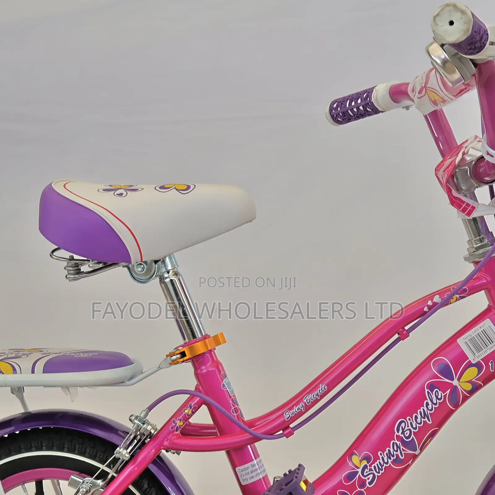 Swing Kids Size 12 With Training Wheels and Rear Carrier