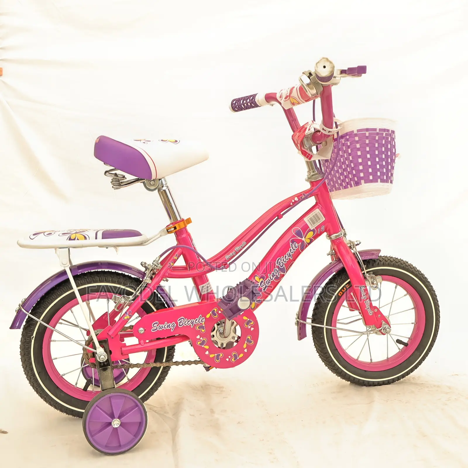Swing Kids Size 12 Bicycle Color Pink