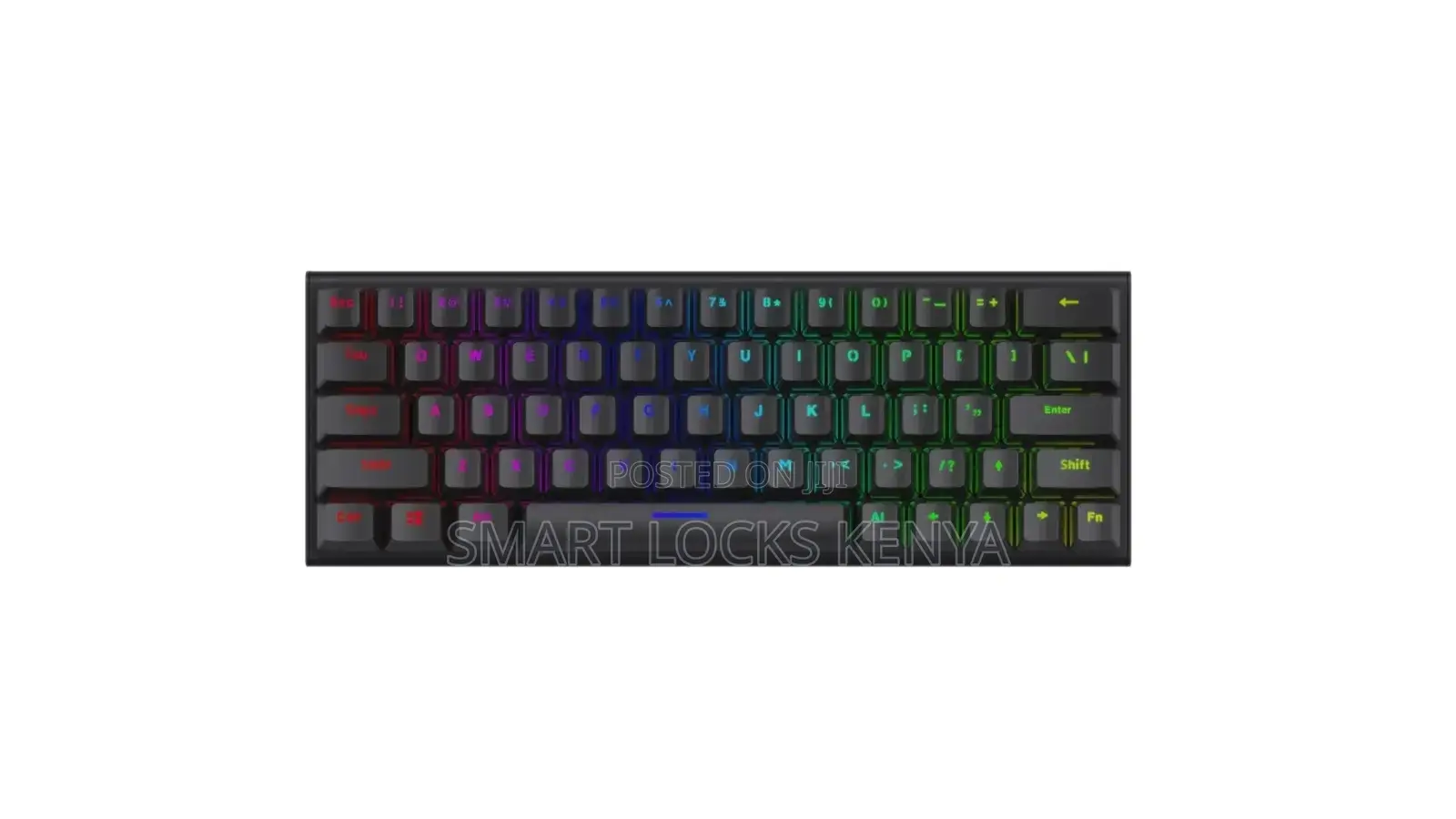 60% RGB/Wired | Hot-Swappable Keys Usb Hub | Compact Gaming Keyboard