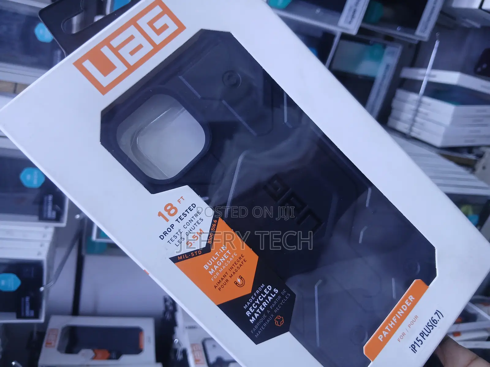 (Uag) Pathfinder Series Rugged Case for Apple iPhone 15 Plus.