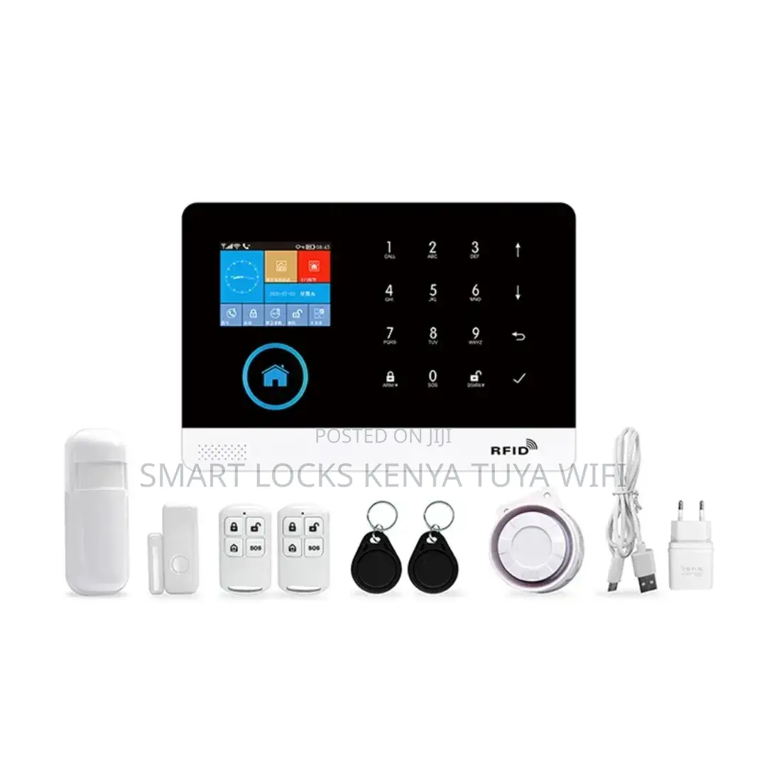 Tuya Alarm System 4.3 Inch Ips Screen Home Security Wifi Gsm Alarm