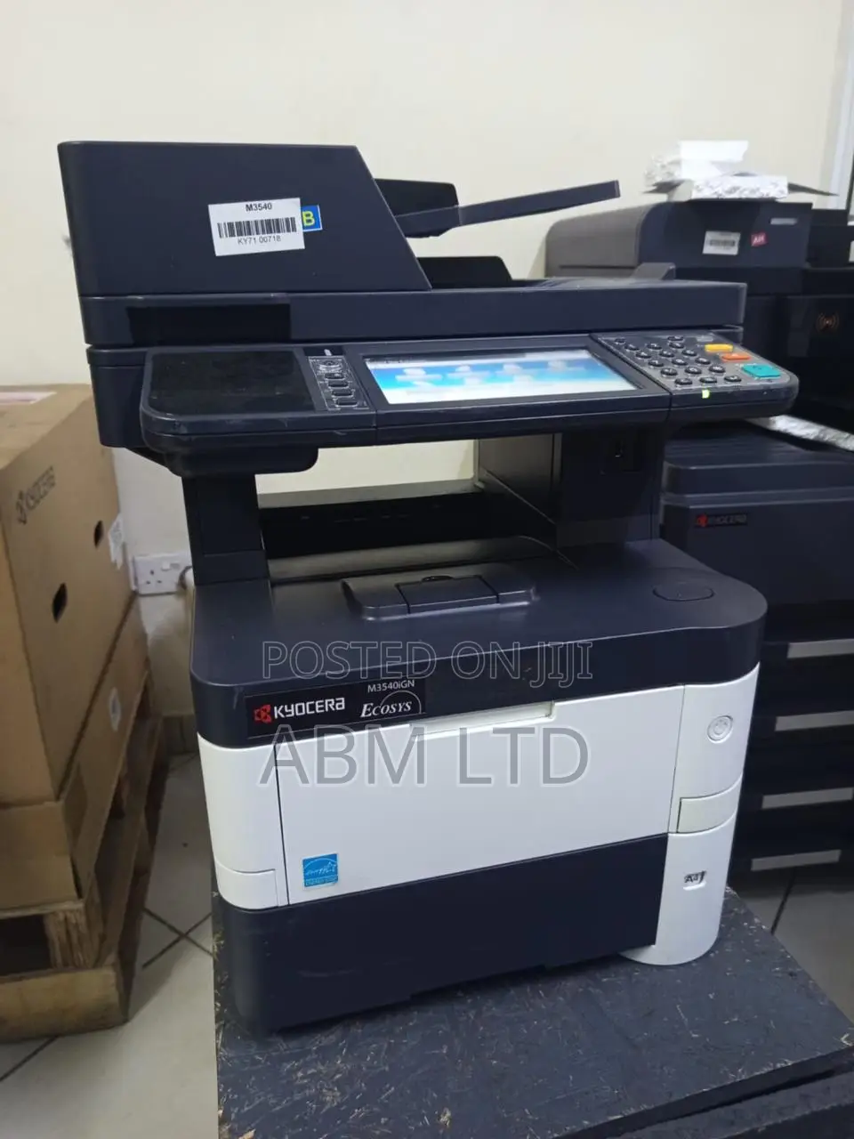 Solid and Extremely Clean Kyocera Ecosys M3540ign Mono Laser MFP