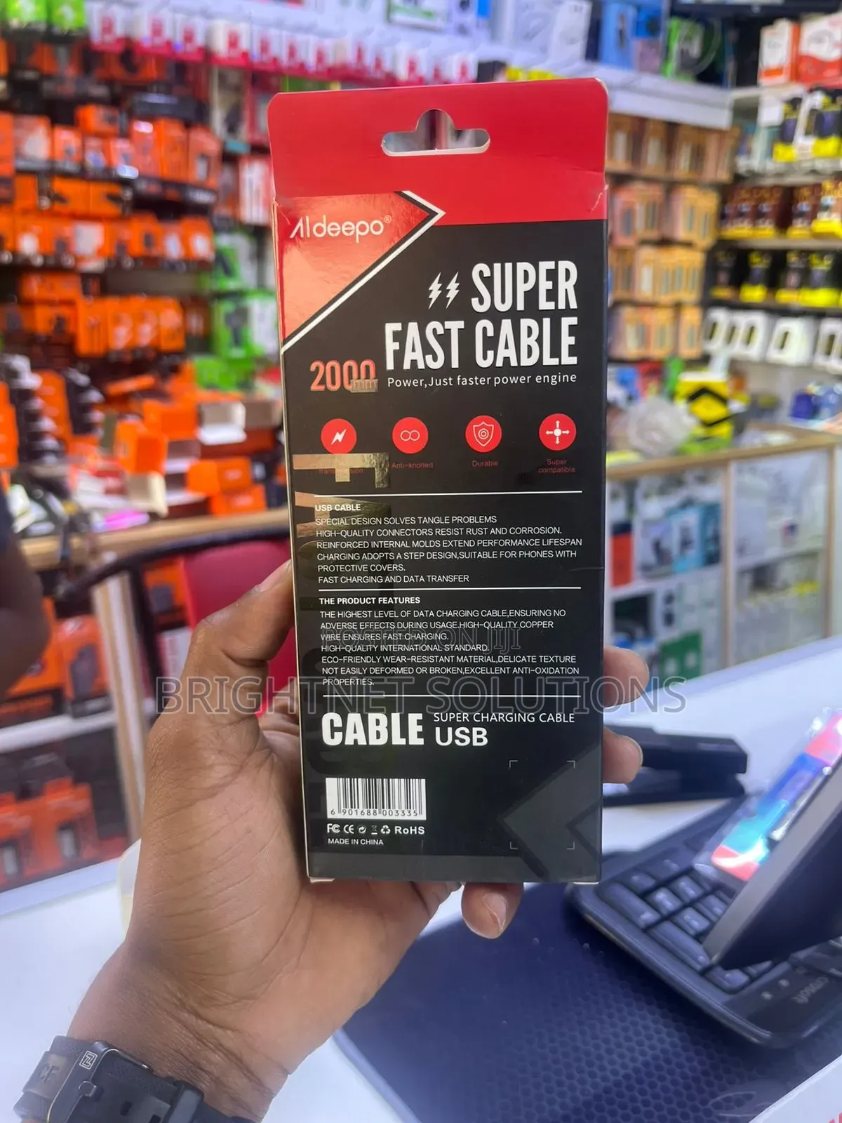 Aldeepo Ad-I385 Super Fast Type-C Cable