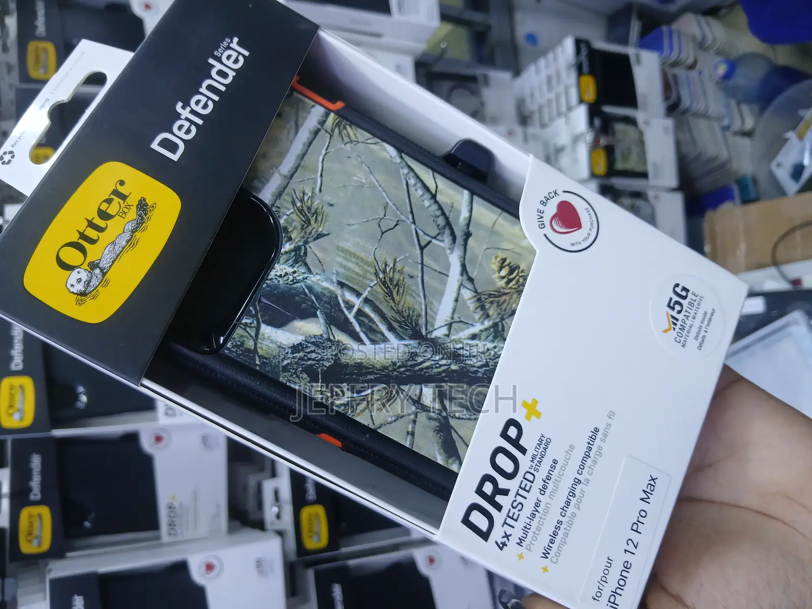 Otterbox Defender Series Pro Case for the Apple iPhone 12 Pro Max.
