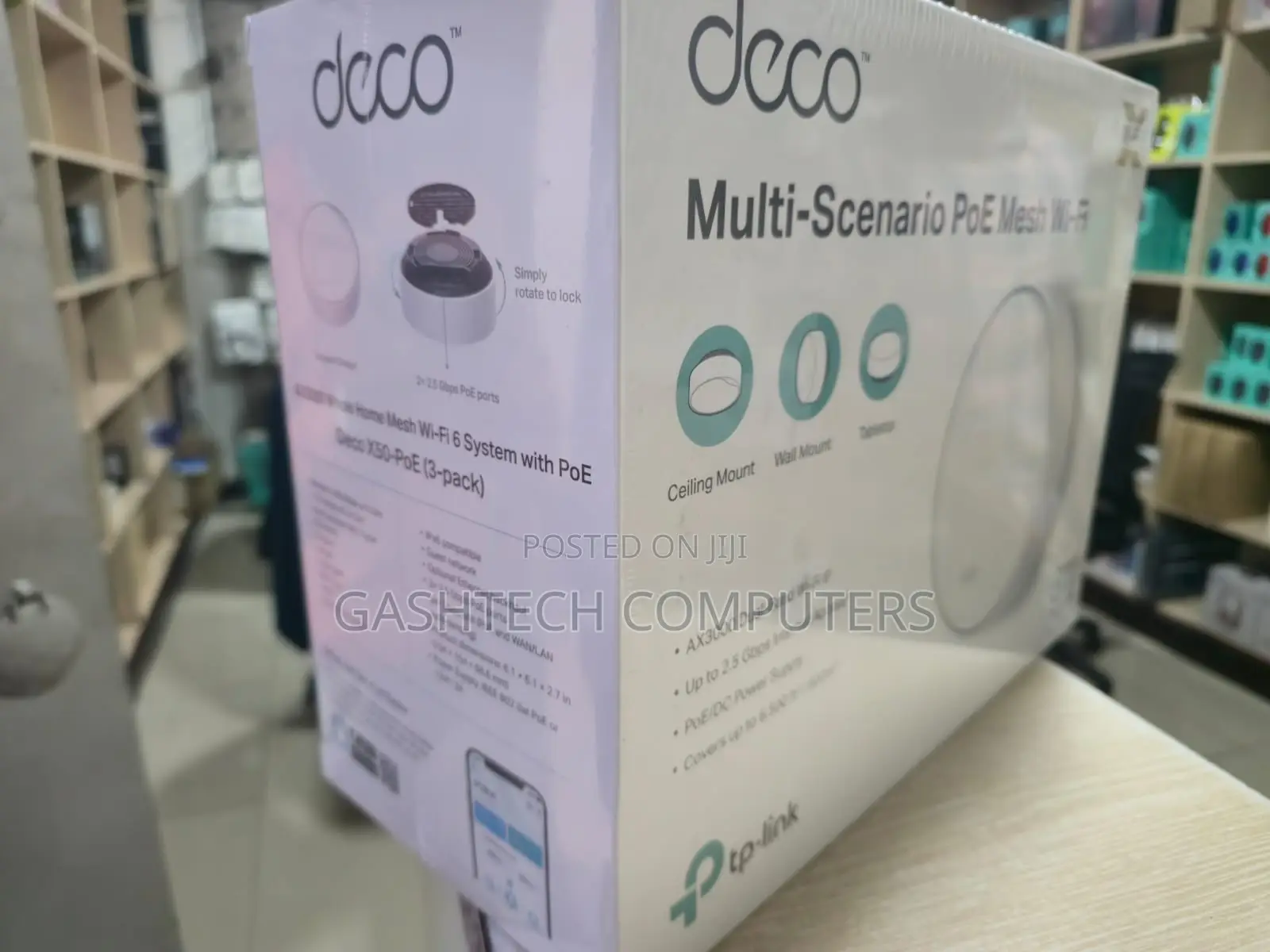 Tp-Link Deco X50 Ax3000 Whole Home Mesh Wifi 6 System With Poe 3 Pack