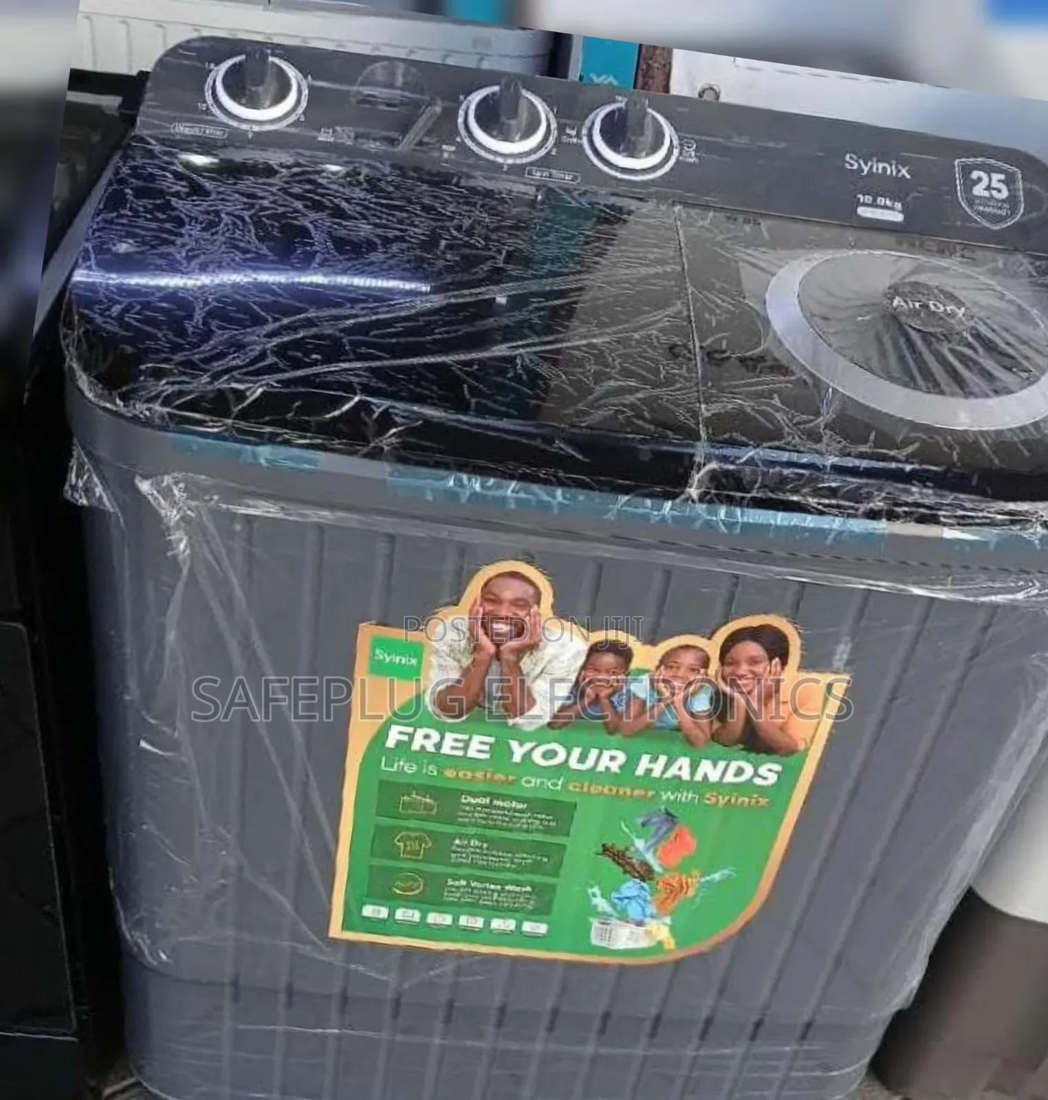 Syinix 10kg Top Load Washer – Fast Cleaning Easy to Us