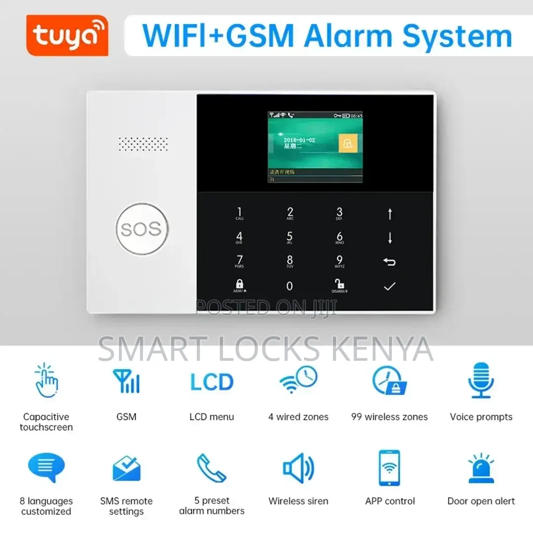 Home ,Businesses App Control Tuya Wifi Gsm Alarm