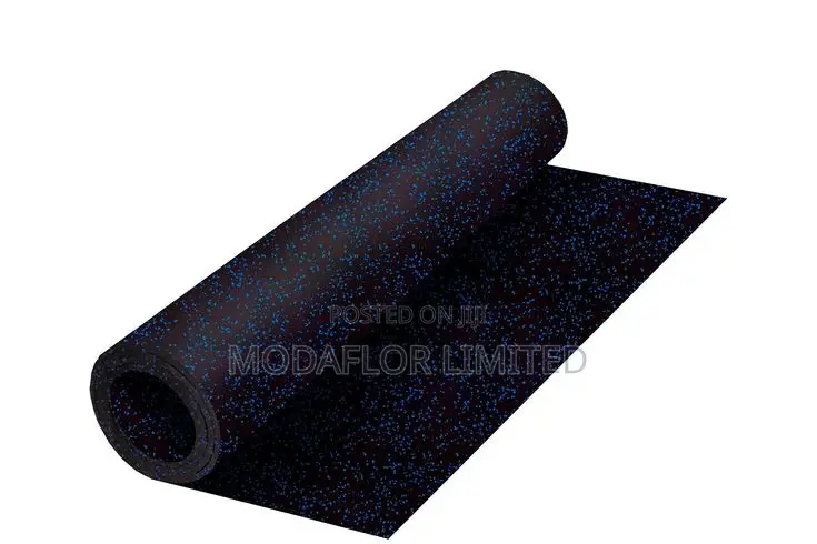 Blue Speckled Gym Mat for Professional Gym and Fitness Center Use