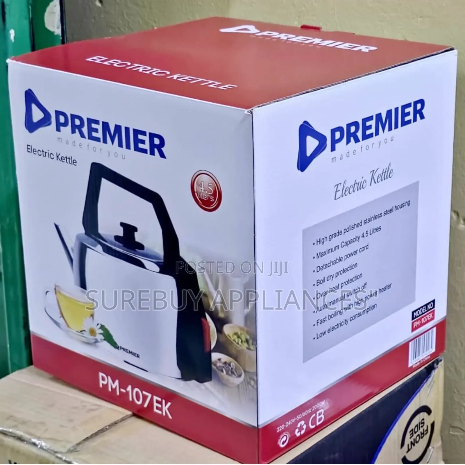 Premier 4.5l Large Capacity Electric Kettle