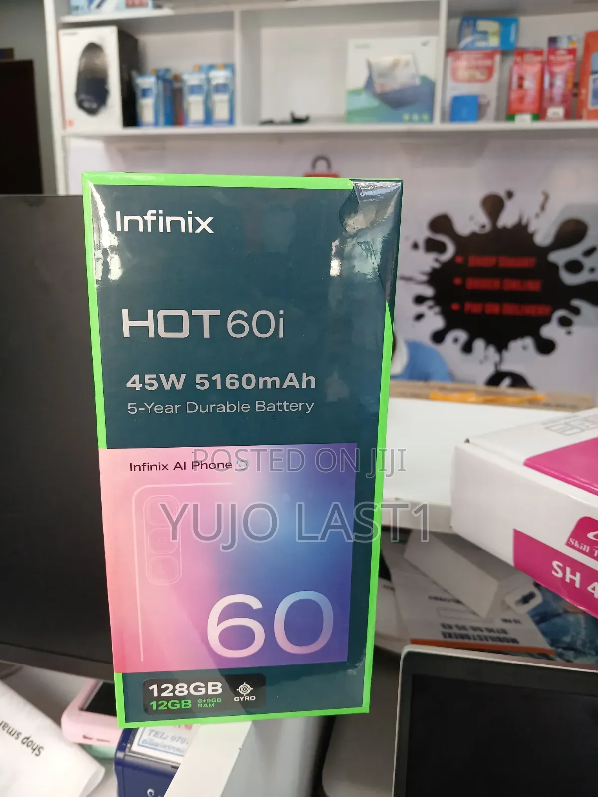 New Infinix Hot 60i 128 GB Red