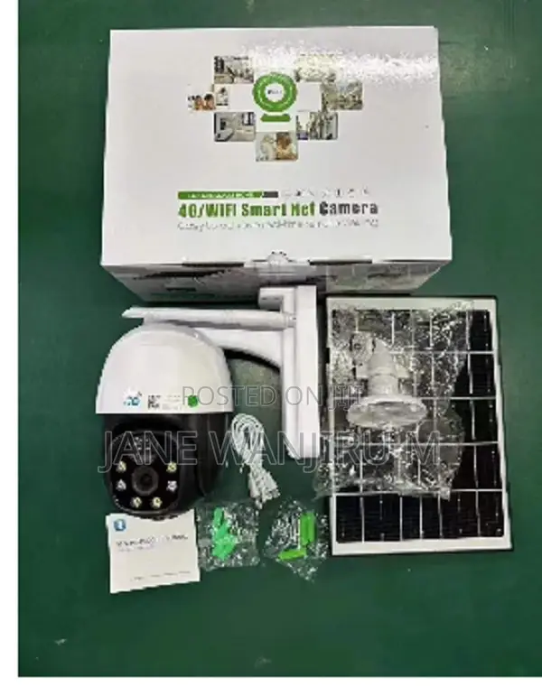 .V380 Single Lens 4g Solar PTZ Camera Perfect for Rural /Remote Areas