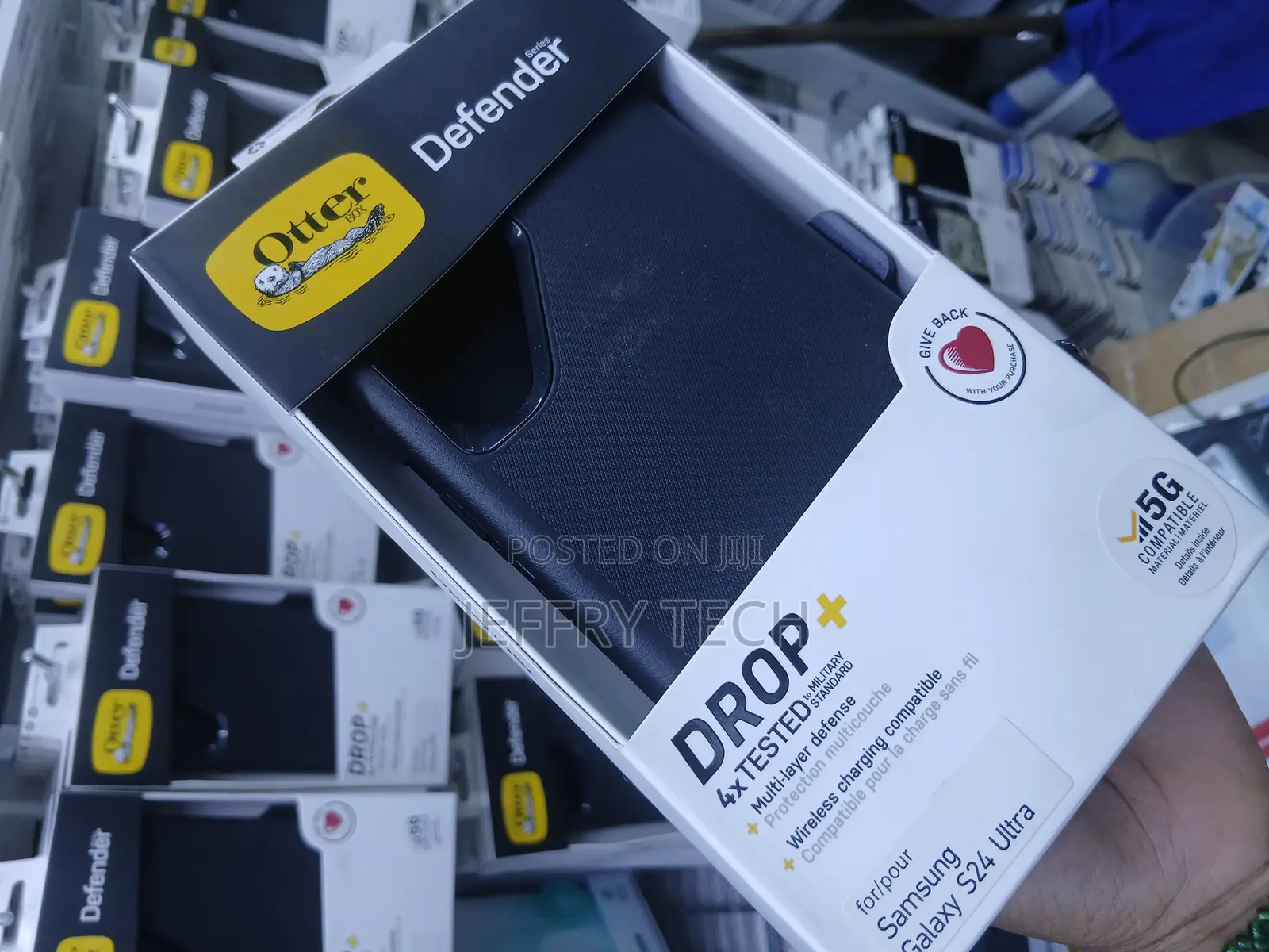 Otterbox Defender Series Phone Case for the Samsung Galaxy S24 Ultra.