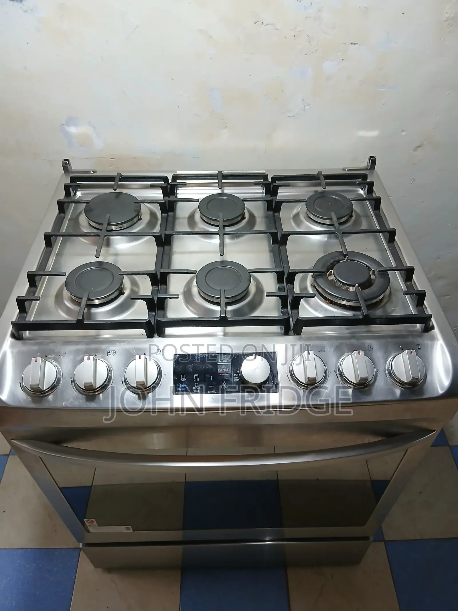 Lg 6 Burner Cooker – Stainless Steel Finish (Premium Look)