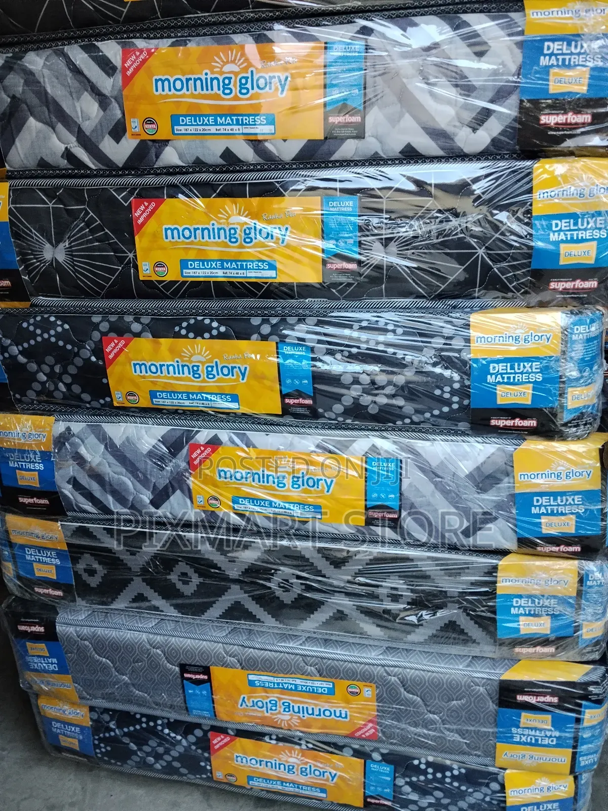 Morning Glory Mattress 4by 6, 8 Inches Plain Tops, Foam