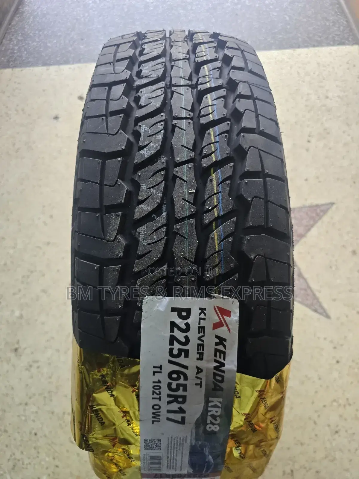 225 /65 R17 Kenda Tyres (All Terrein)