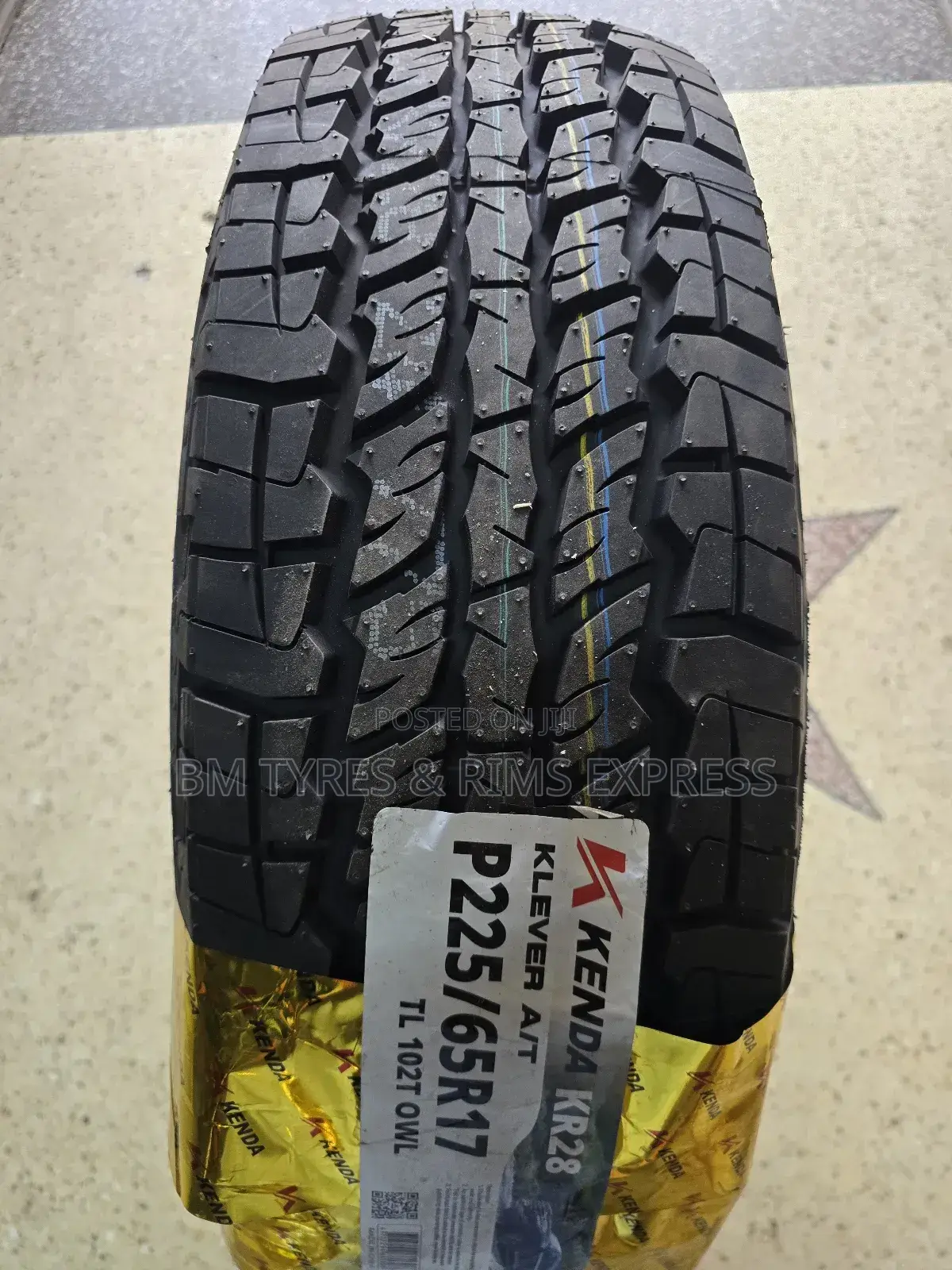 225 /65 R17 Kenda Tyres (All Terrein)