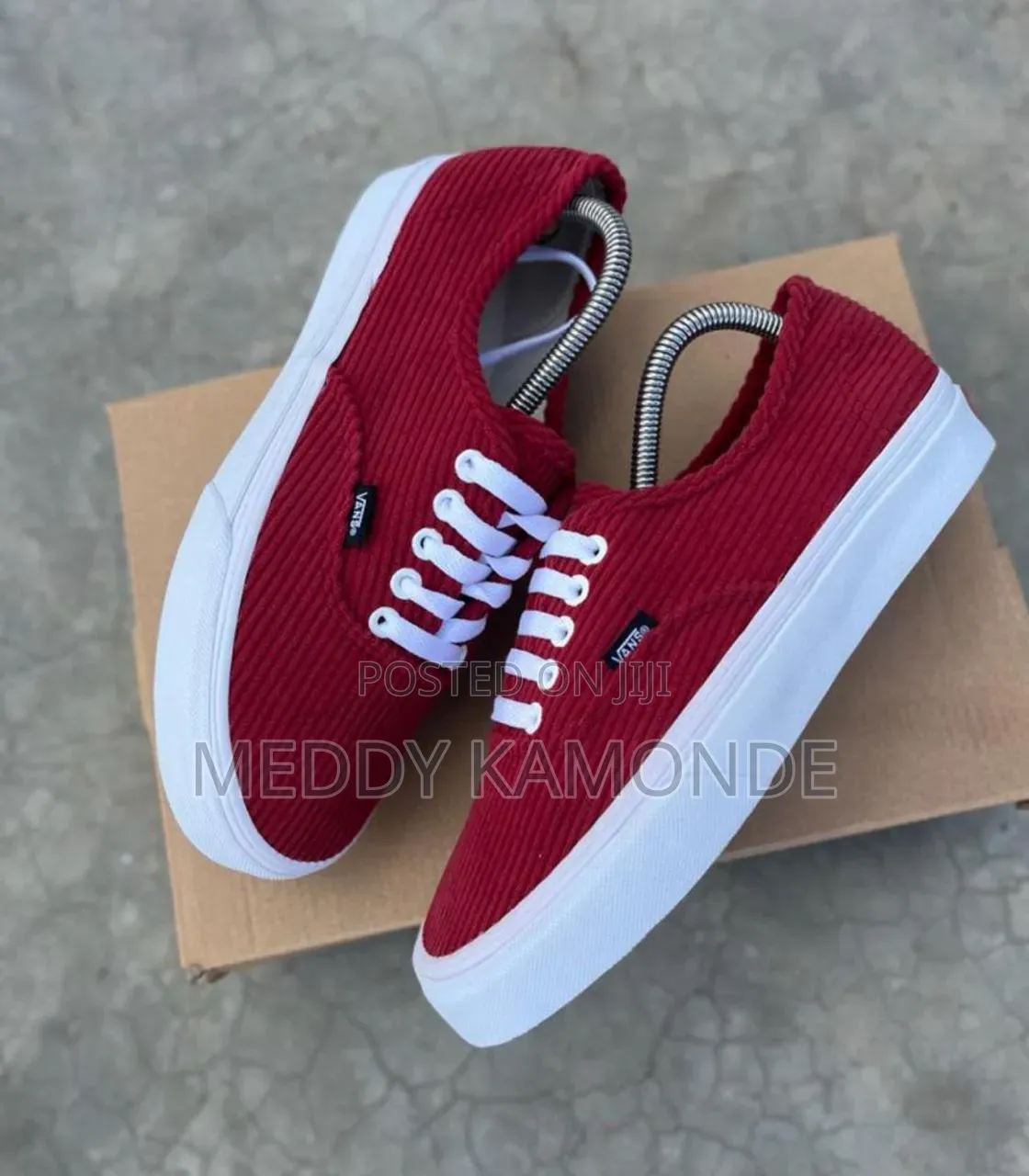 Maroon Vans Shoes