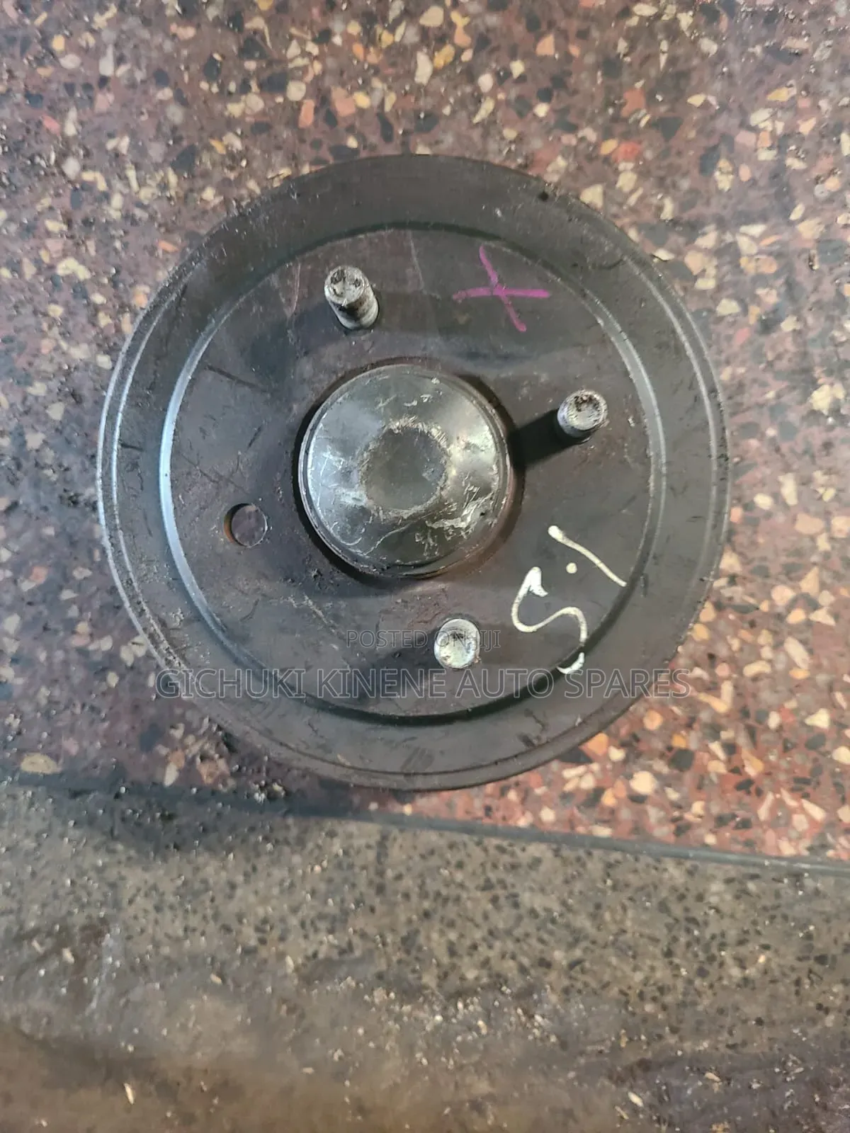 Complete Rear Hub Nissan Note