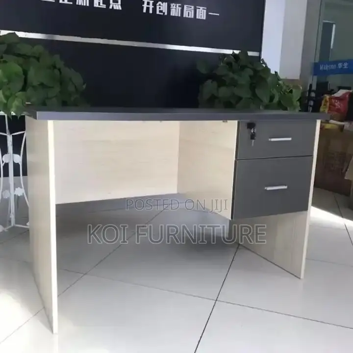 Office Desk; 1.2 Meters Rich Wooden Home Office Lockable Home Desk