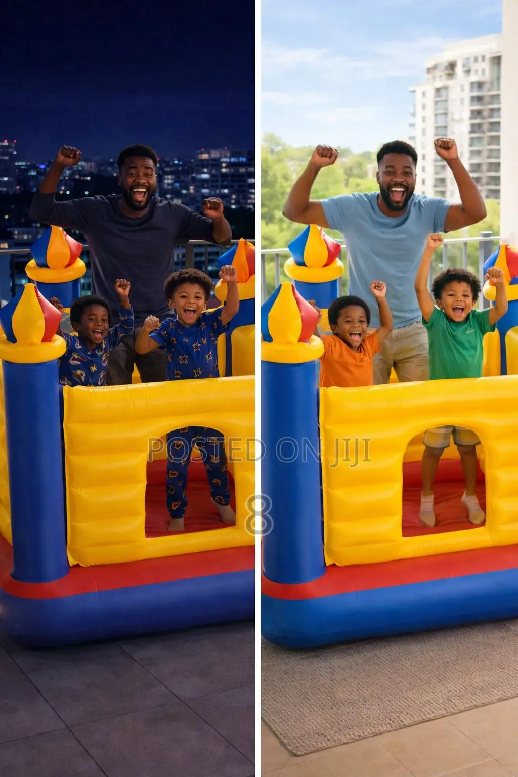 Kids Jumping Castle – Bright Colors Fun Design