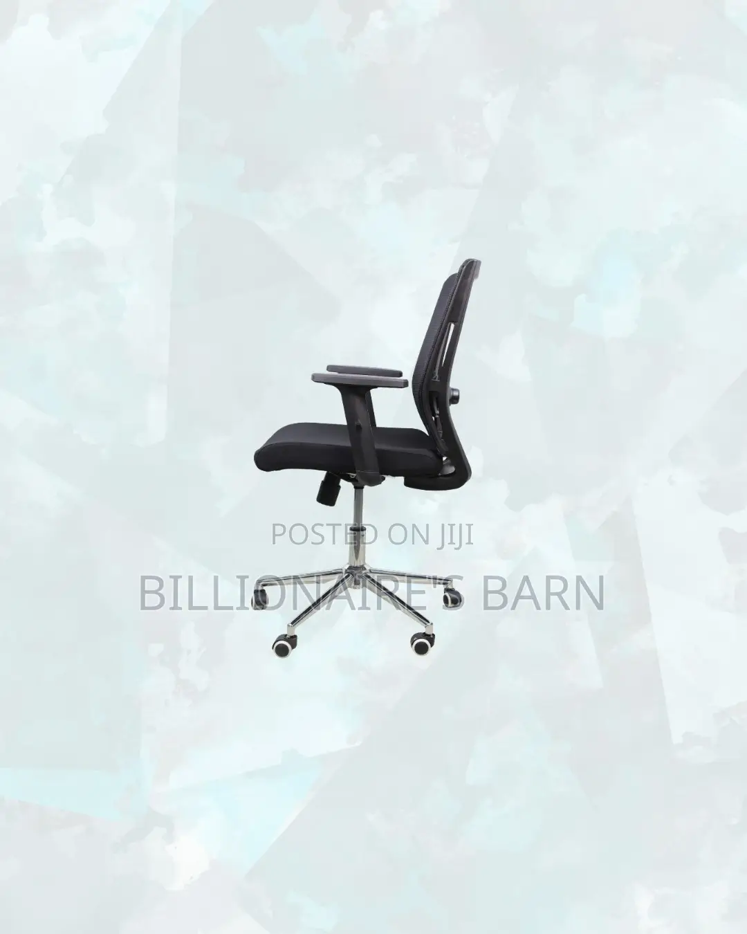 The Barn Origin Chair Mid Back Chrome Base Office Support