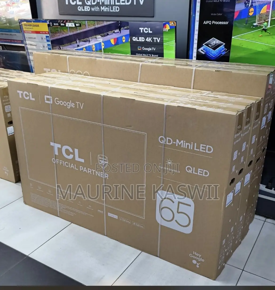TCL 65” Qd- Miniled Google TV-65c6k With Onkyo Speakers