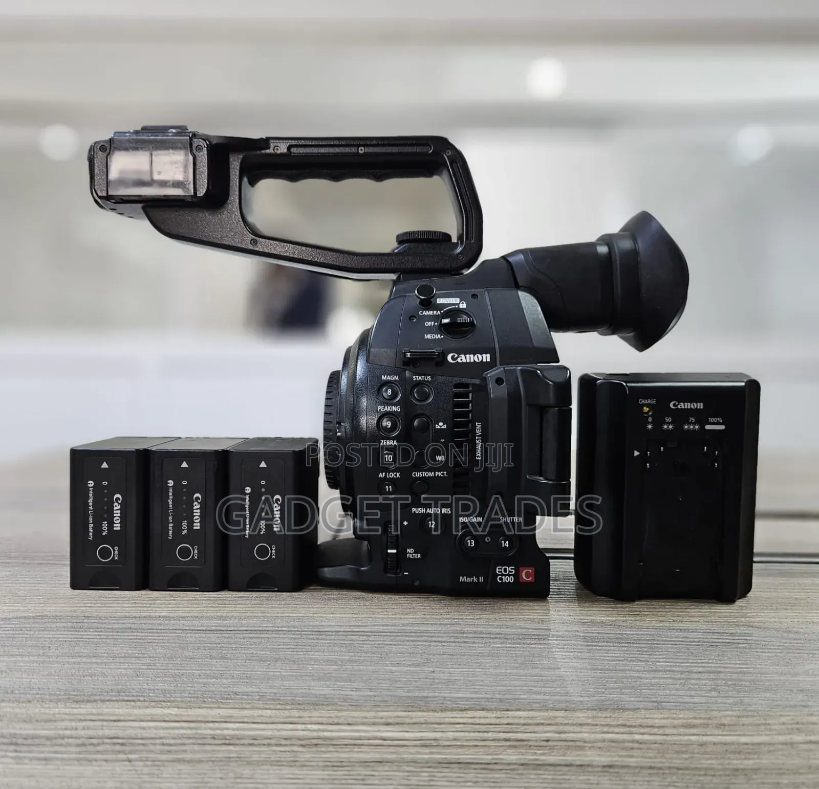 Canon C100 Mark Ii Body + 3 Batteries