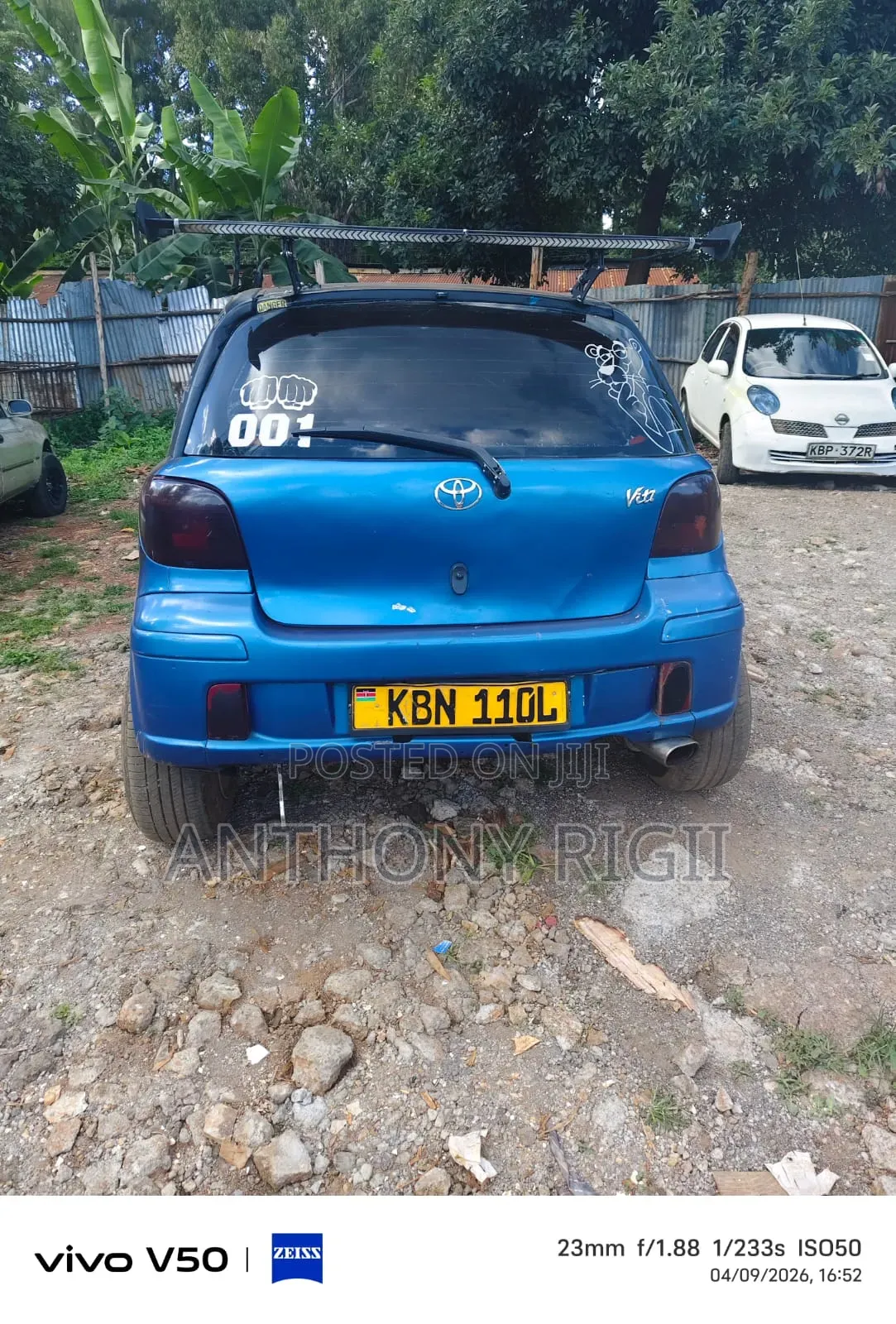 Toyota Vitz 1.3 FWD 5dr 2004 Blue
