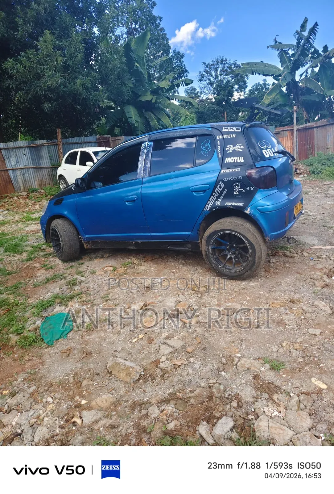 Toyota Vitz 1.3 FWD 5dr 2004 Blue
