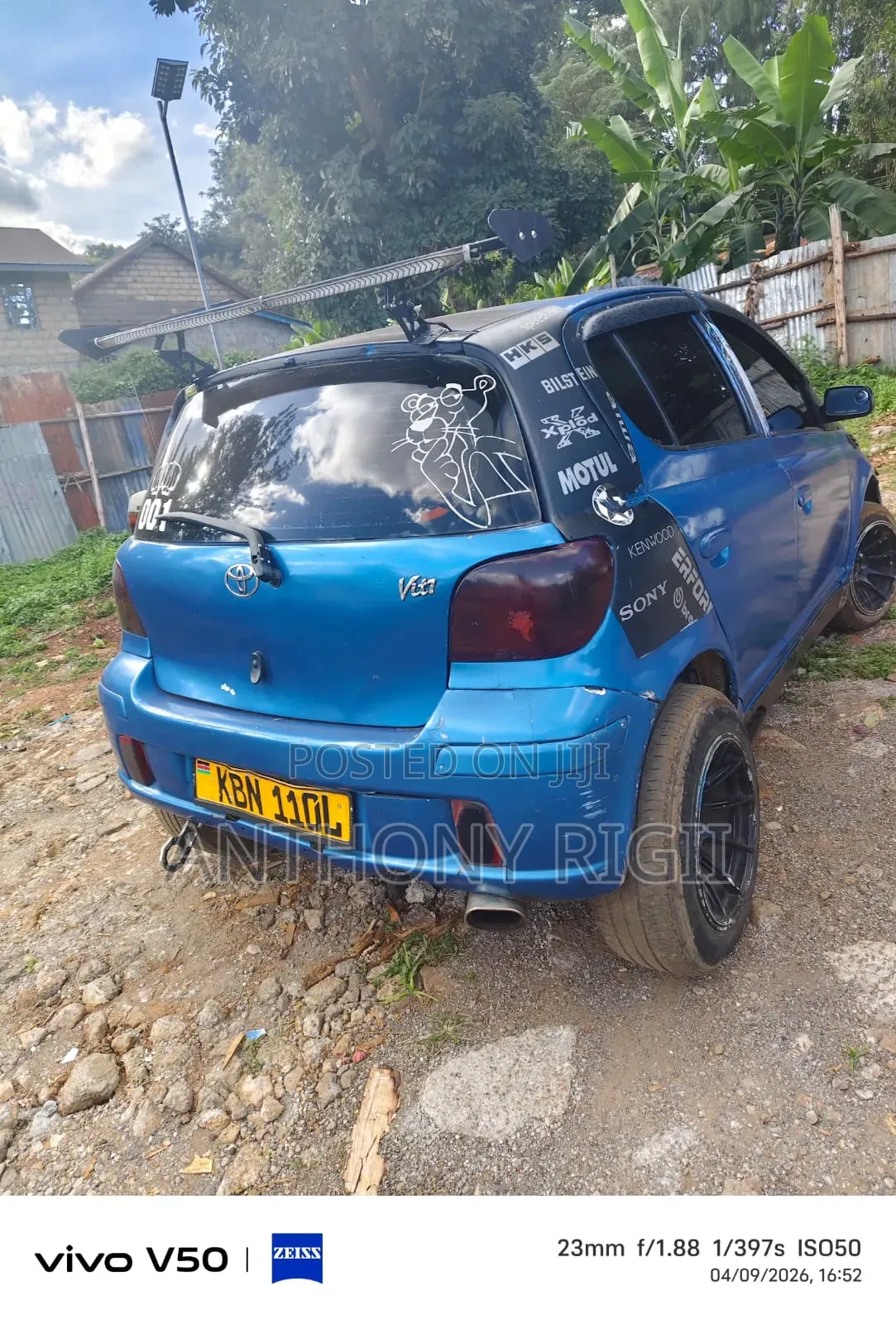 Toyota Vitz 1.3 FWD 5dr 2004 Blue