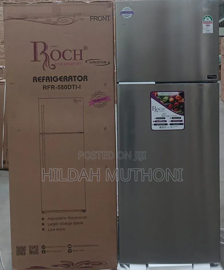 Roch RFR-580-Dt-I 2 Door No Frost With Inverter (465 Litres )